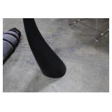 Tusk Vase Black 59"Hx9"D