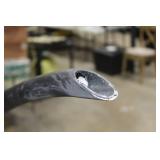 Tusk Vase Black 59"Hx9"D