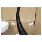 Tusk Vase Black 59"Hx9"D