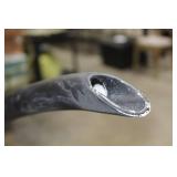Tusk Vase Black 59"Hx9"D