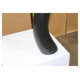 Tusk Vase Black 51"Hx7"D