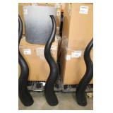 Tusk Vase Black 62"Hx9"D
