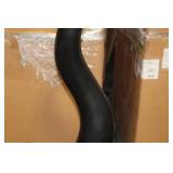 Tusk Vase Black 62"Hx9"D