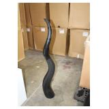 Tusk Vase Black 51"Hx7"D