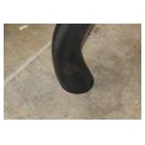 Tusk Vase Black 51"Hx7"D