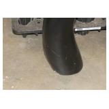 Tusk Vase Black 62"Hx9"D
