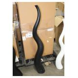 Tusk Vase Black 62"Hx9"D
