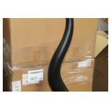 Tusk Vase Black 62"Hx9"D