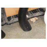 Tusk Vase Black 62"Hx9"D