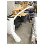 Tusk Vase White 61"Hx9"D