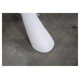 Tusk Vase White 61"Hx9"D