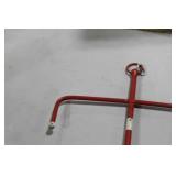Metal Decorative Anchor Red/White 14"Wx22"H