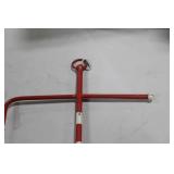 Metal Decorative Anchor Red/White 14"Wx22"H