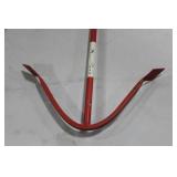 Metal Decorative Anchor Red/White 14"Wx22"H