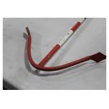 Metal Decorative Anchor Red/White 14"Wx22"H