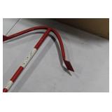 Metal Decorative Anchor Red/White 14"Wx22"H