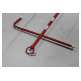 Metal Decorative Anchor Red/White 14"Wx22"H