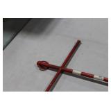 Metal Decorative Anchor Red/White 14"Wx22"H