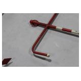 Metal Decorative Anchor Red/White 14"Wx22"H