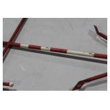 Metal Decorative Anchor Red/White 14"Wx22"H