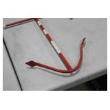 Metal Decorative Anchor Red/White 14"Wx22"H