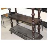 Wood Bookshelf 5-tier 46"Lx15-1/2"Wx85"H