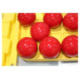 Lot of (12) Decorative Balls Red 4"D