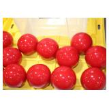 Lot of (12) Decorative Balls Red 4"D