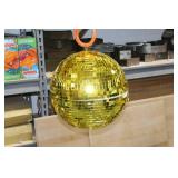 Disco Ball Gold 16"D