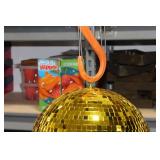 Disco Ball Gold 16"D