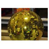 Disco Ball Gold 16"D