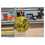 Disco Ball Gold 16"D