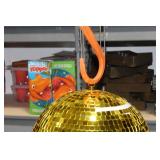 Disco Ball Gold 16"D