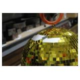 Disco Ball Gold 16"D