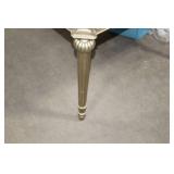Table with Triple Inlay Top Gold 76"Lx42"Wx30"H