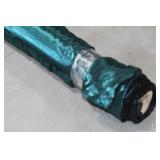 Lot of (1) Roll of Fabric Teal Shimmer 57"W