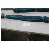 Lot of (1) Roll of Fabric Teal Shimmer 57"W