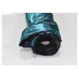 Lot of (1) Roll of Fabric Teal Shimmer 57"W