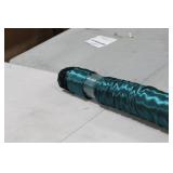 Lot of (1) Roll of Fabric Teal Shimmer 57"W