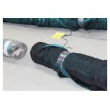 Lot of (1) Roll of Fabric Teal Shimmer 57"W