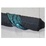 Lot of (1) Roll of Fabric Teal Shimmer 57"W
