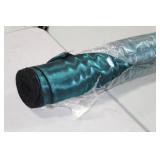 Lot of (1) Roll of Fabric Teal Shimmer 57"W