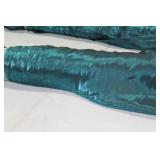 Lot of (1) Roll of Fabric Teal Shimmer 57"W