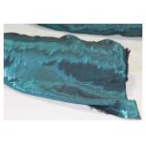 Lot of (1) Roll of Fabric Teal Shimmer 57"W