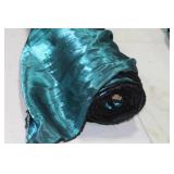 Lot of (1) Roll of Fabric Teal Shimmer 57"W