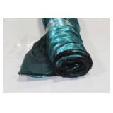 Lot of (1) Roll of Fabric Teal Shimmer 57"W
