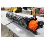 Lot of (1) Roll of Fabric Orange Fur 64"W