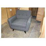 Baxton Studio Living Room Arm Chair Grey 36"Wx33"Dx33"H (in box)