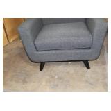 Baxton Studio Living Room Arm Chair Grey 36"Wx33"Dx33"H (in box)