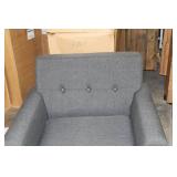 Baxton Studio Living Room Arm Chair Grey 36"Wx33"Dx33"H (in box)